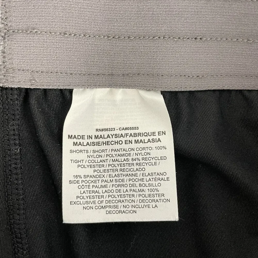 Nike Dri-Fit 2-in- 3 inch Running Shorts Women's Large Black